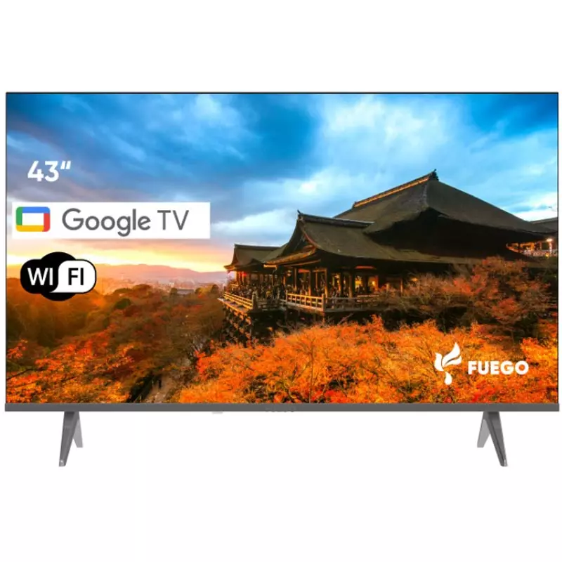 TV 43\" FUEGO 43EL720GTV Led Full HD Google TV Smart Frameless